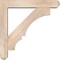 Ekena Millwork Balboa Craftsman Smooth Bracket w/ Offset Brace, Douglas Fir, 5 1/2"W x 28"D x 28"H BKT0604X28X28BOA04SDF - alternate 4